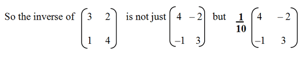 How to find the inverse of a 2x2 matrix Quora