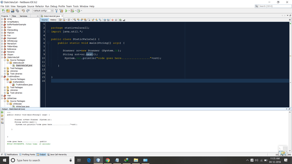 What is the difference between next() and next line() in