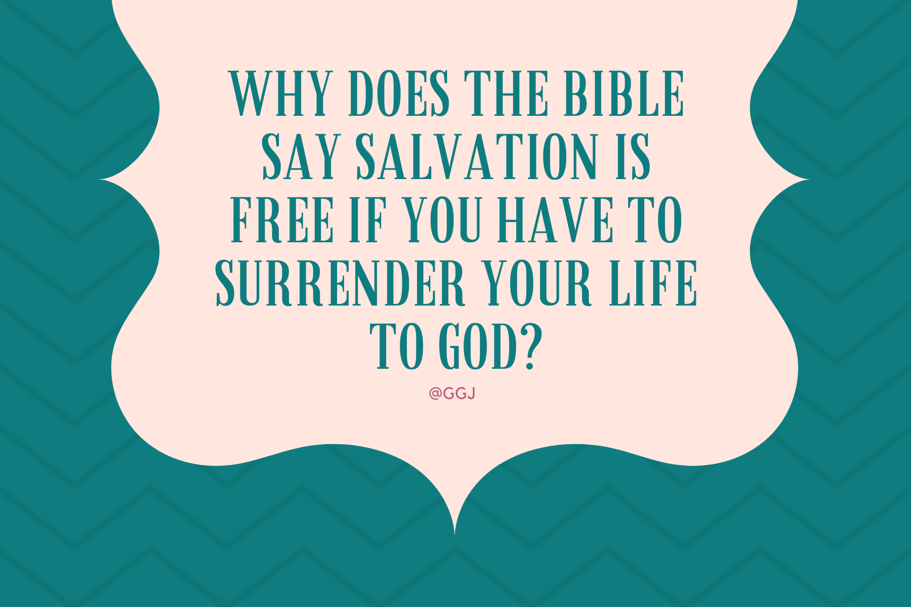 Mengapa Alkitab mengatakan keselamatan itu gratis jika Anda harus  menyerahkan hidup Anda kepada Tuhan? - Quora