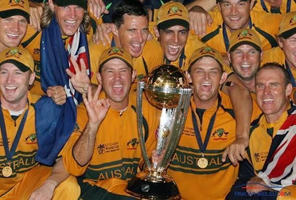 Which team won the three consecutive ICC World Cup tournaments? Quora