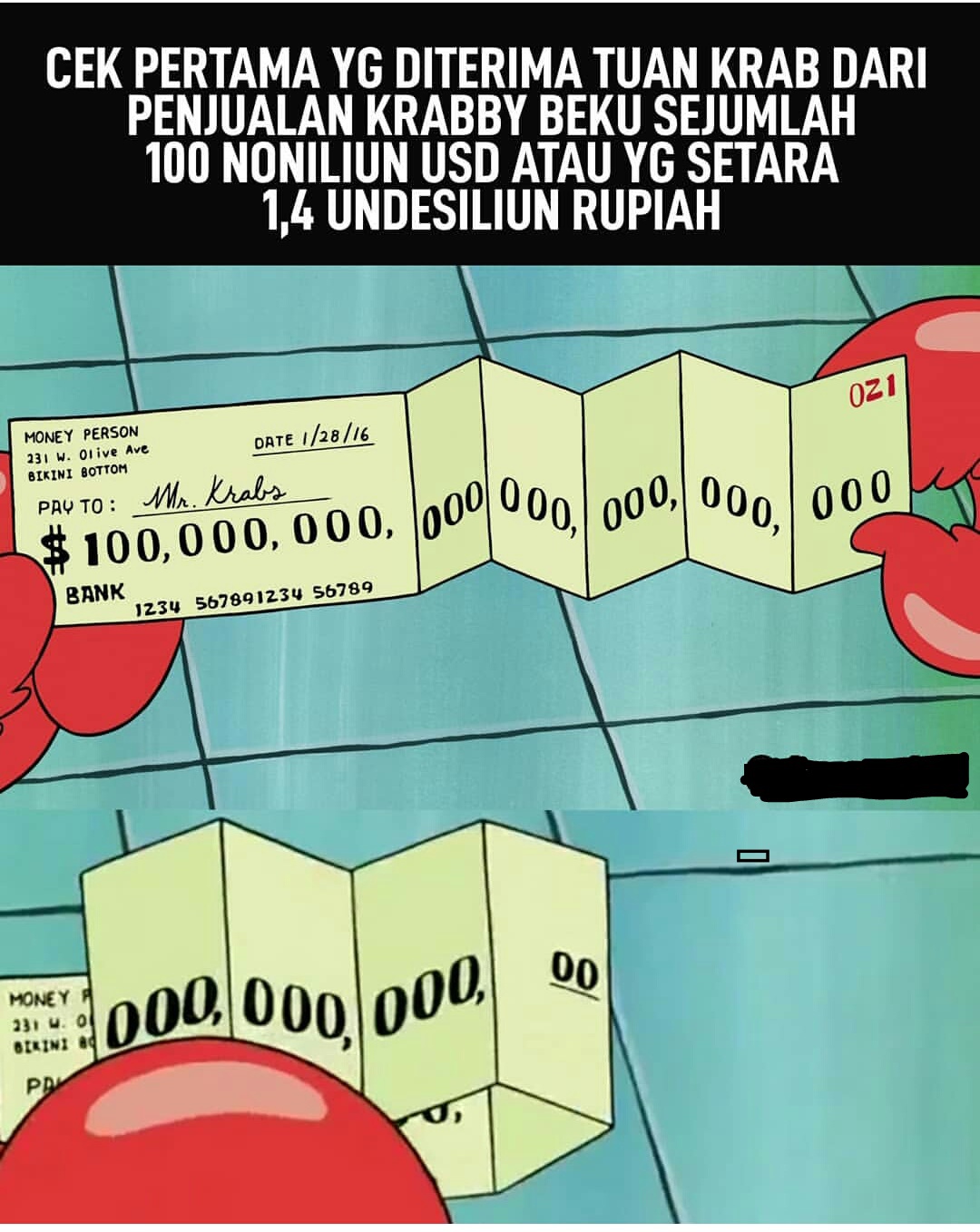 Apakah harta kekayaan Mr. Krab mampu membuat dia masuk list orang terkaya  di Indonesia? - Quora