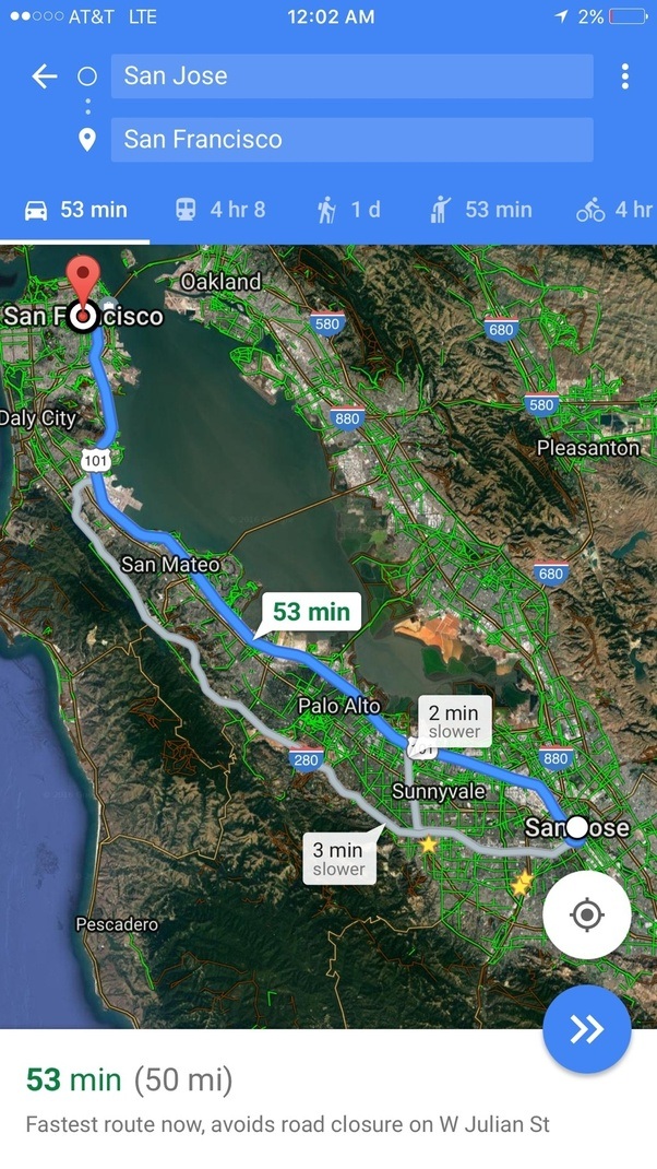 How far is San Jose from San Francisco? Quora