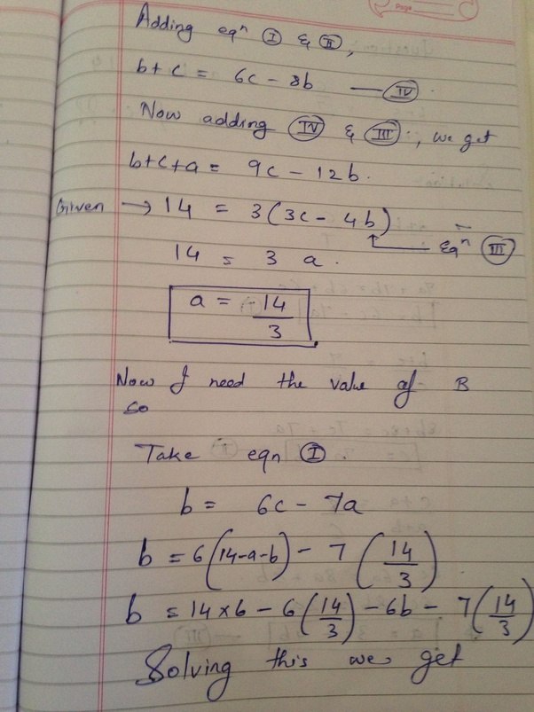 If (a+b)(b+c)(c+a) = 678 and (a+b+c) = 14, what is the value of C
