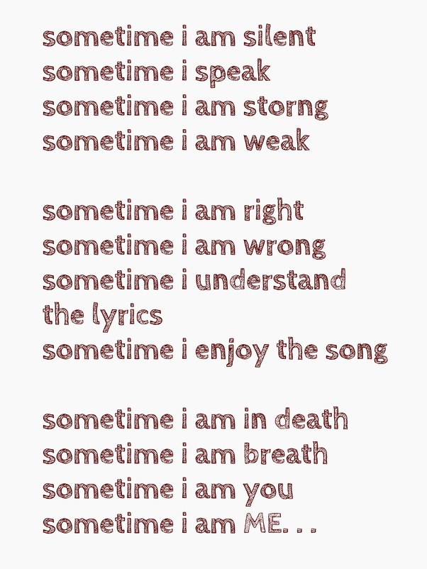 How can l write a poem about myself? Quora