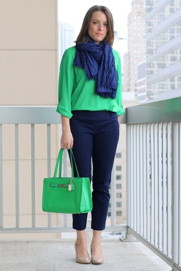 What colored shirts can be combined with navy blue pants? Quora