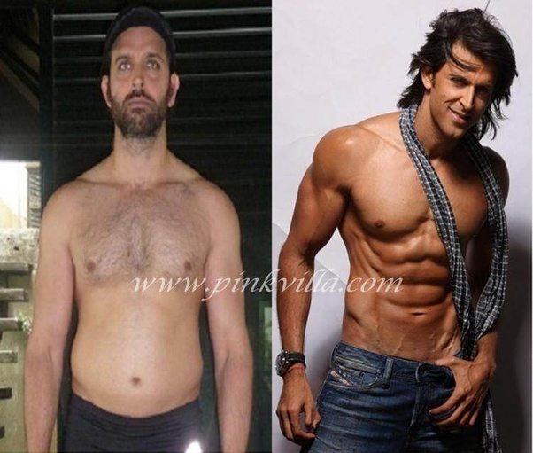 At what point in Hrithik Roshan�s life did he start exercising and