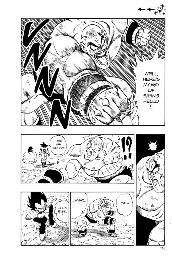 In Dragon Ball Z, what was Nappa's power level at the time he realized Goku had a power level of