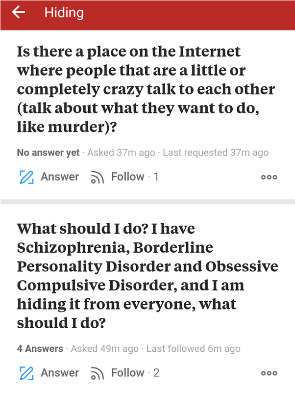 What should I do? I have Schizophrenia, Borderline Personality Disorder