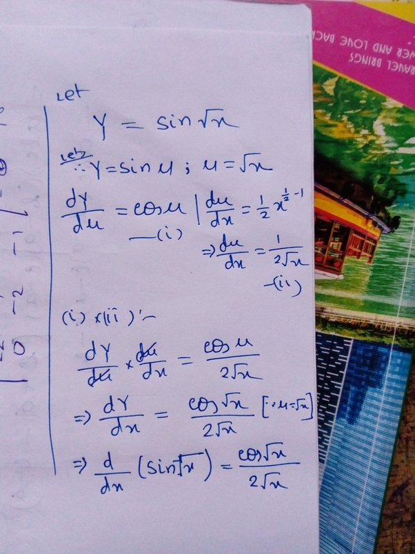 What is the derivative of sin under root x? Quora