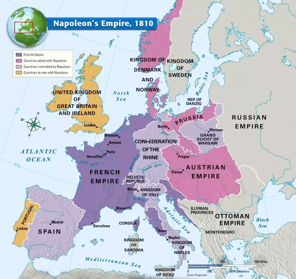 Changes Napoleon Made To The Map Of Europe How did Napoleon change the balance of power of Europe? Quora