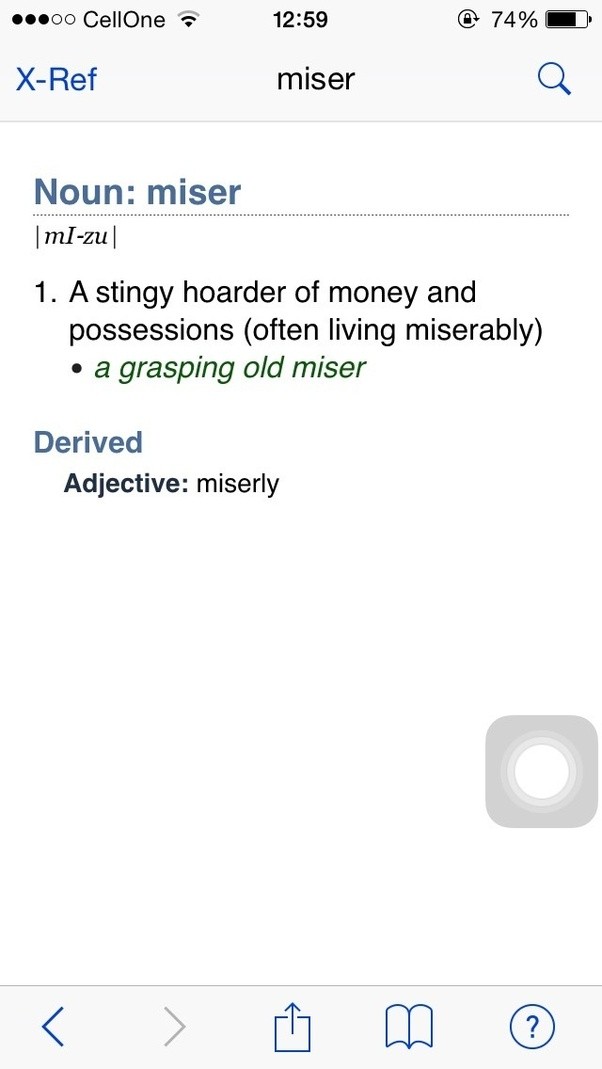 What is the English word for the Hindi word 'kanjoos'? Quora