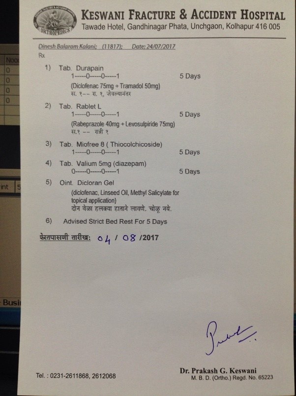 Where can I find help understand an orthopedic doctor’s prescription