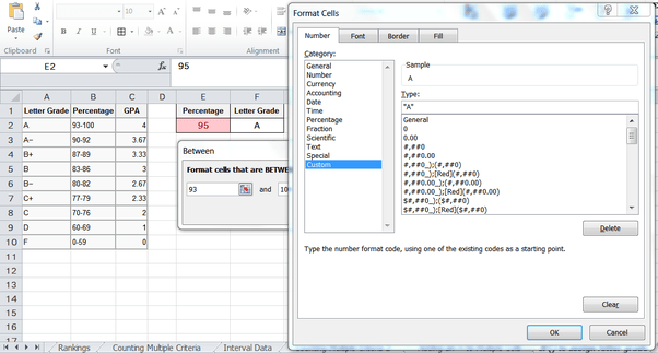 In Microsoft Excel, how could set up an 'ifstatement' to return a
