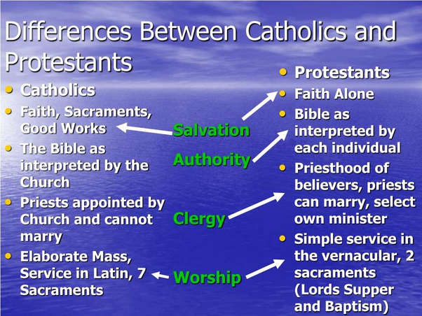 What is the difference between a Catholic priest and a protestant