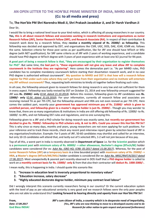 Can I quit JRF and pursue my PhD without a fellowship? Quora