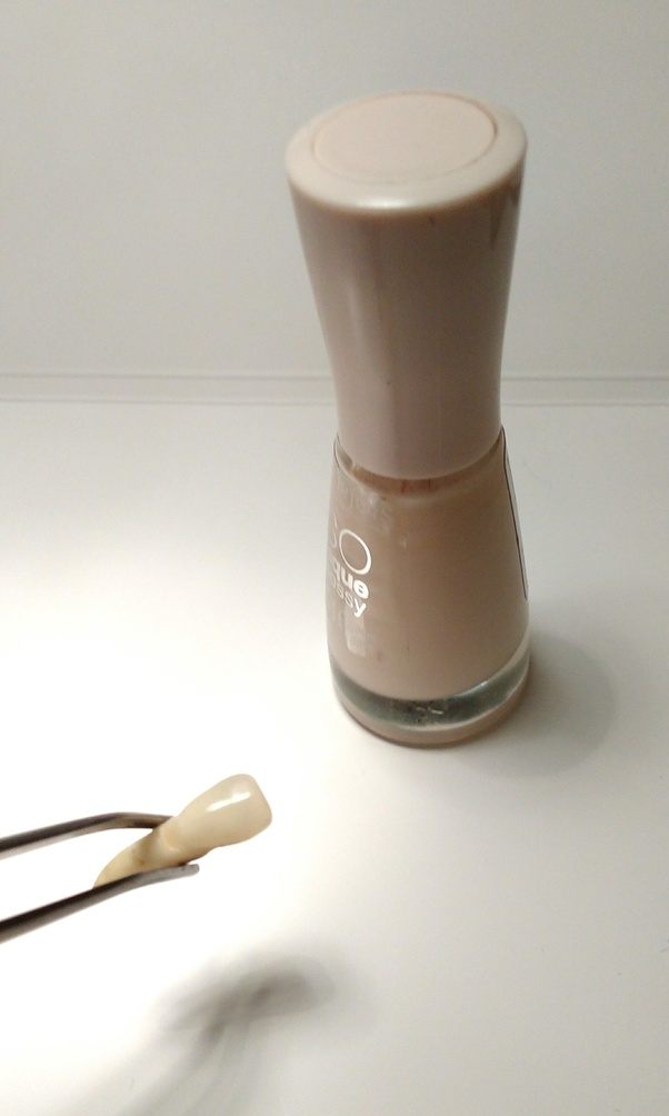 What if I painted white nailpolish on my teeth to get good results. Would that be ok? Quora