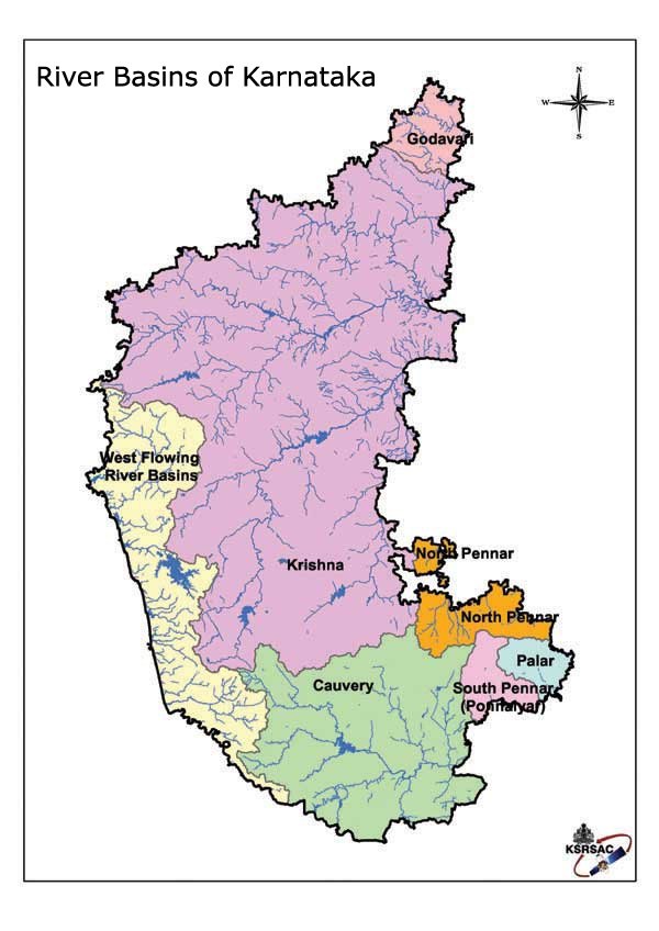 Rivers In Karnataka Map Does Tamilnadu really needs water for irrigation from cauvery