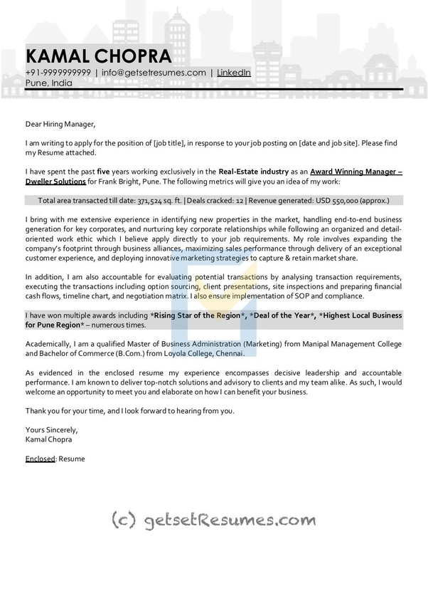 How can one write the perfect cover letter, step by step