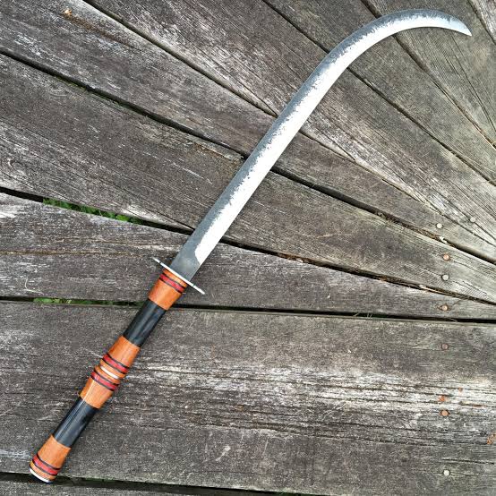 Why were most Indian and Middle Eastern swords curved but European