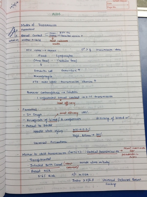 How to make notes for mbbs first year Quora