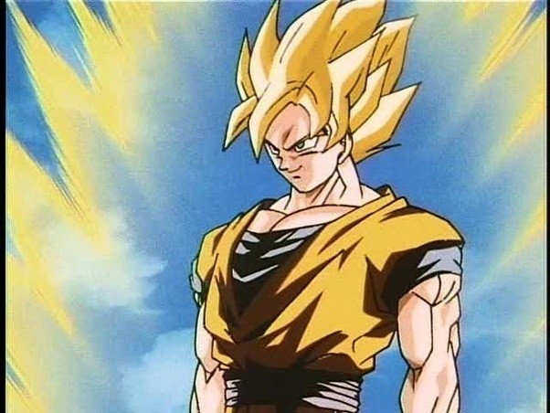 How does Goku transform into a Super Saiyan 2 for the first time and how does he train to be