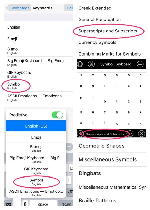 How to type squared symbol on an iPhone Quora
