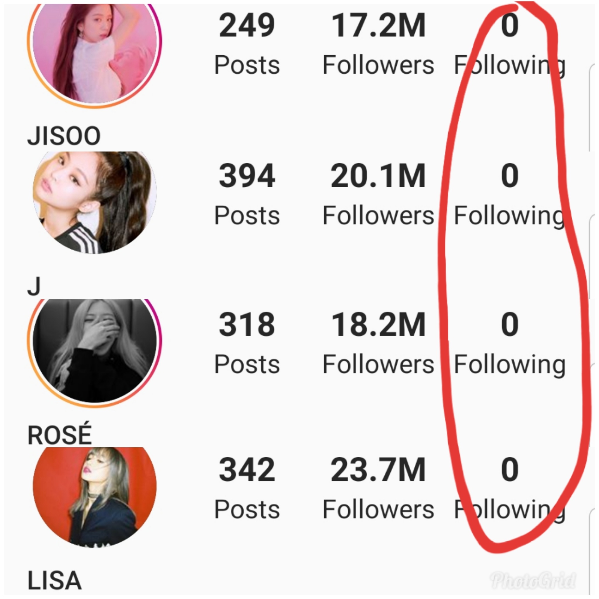 Blackpink Jisoo Instagram Followers 2021 K Pop Most Followed