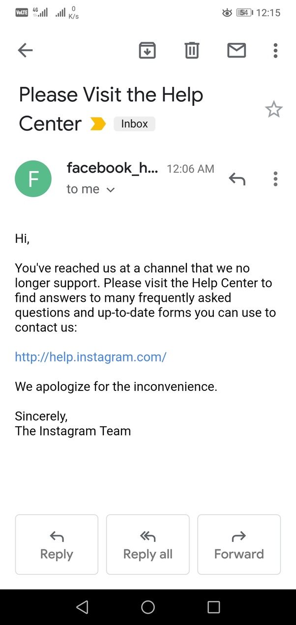 How to get backup codes for Instagram when I no longer have access to