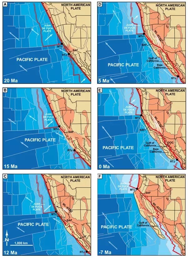 Will The San Andreas Fault Split California Quora