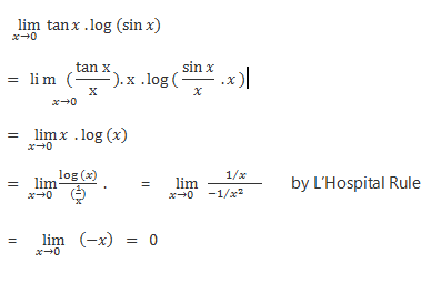 How to solve lim x&ndash;&gt; 0+ tanx log sinx - Quora