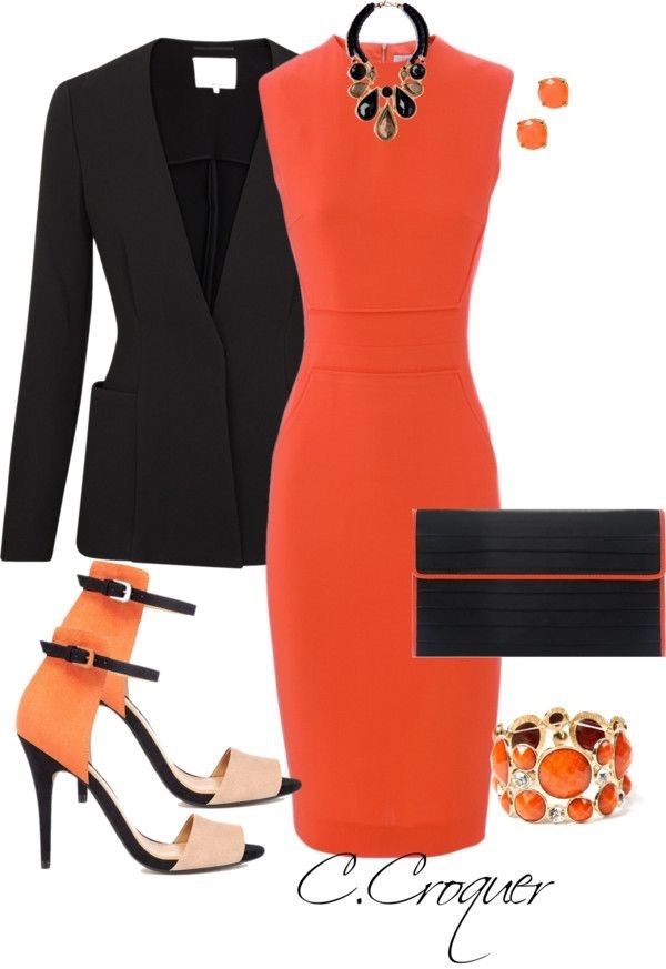 What color shoes do I wear with an orange dress? Quora