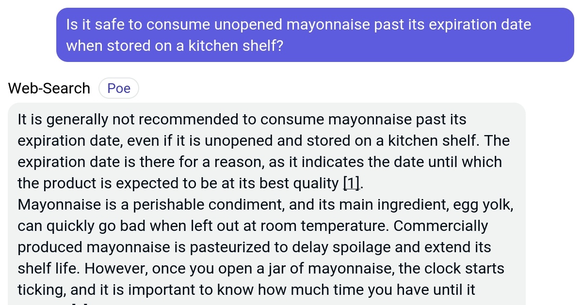 Is it safe to consume unopened mayonnaise past its expiration date when