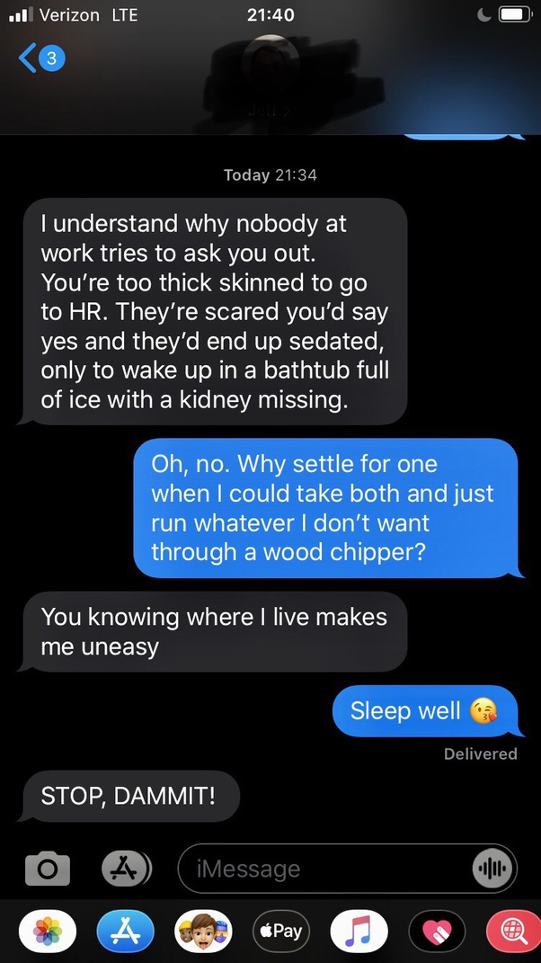 What did the last text message on your phone say? Quora
