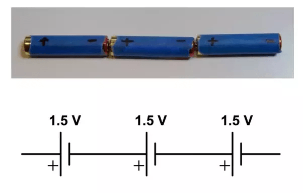 How to connect three AAA rechargeable batteries in a series Quora