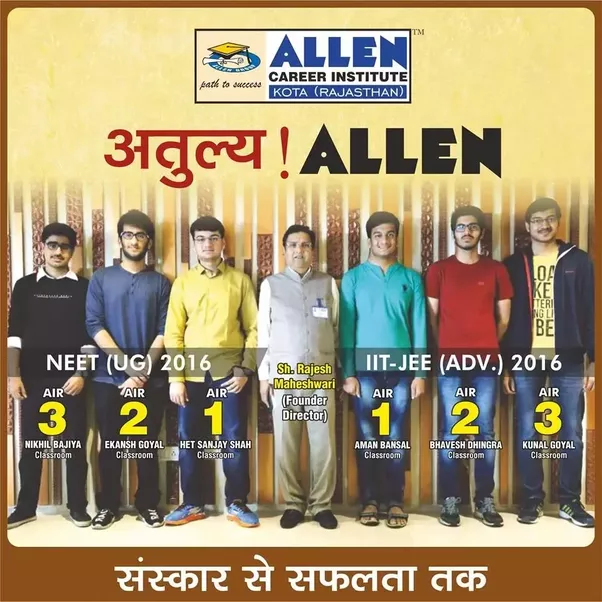Is ALLEN Bangalore the best for the IITJEE? Quora