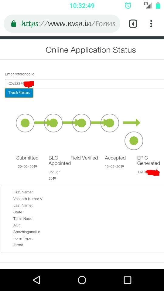 Meaning Of Epic Generated For Voter Id MEANONGS