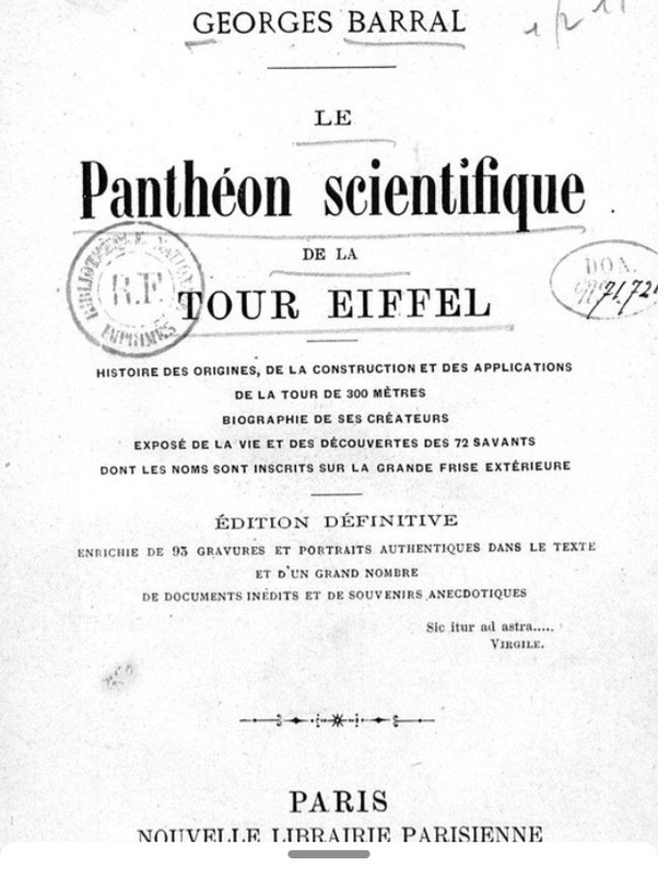 Qui sont ces 72 noms écrits sur la Tour Eiffel? Quora