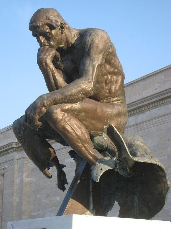 The Thinker Sculpture Mandela Effect LOVELAND SCULPTURE WALL