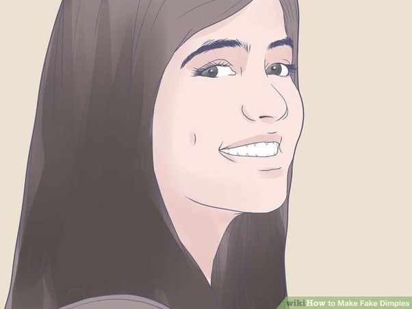 How to draw dimples Quora