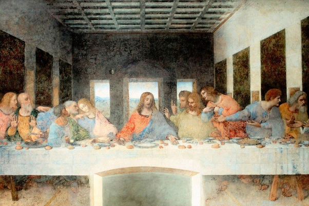 Based on the last supper and the calling of St. Matthew