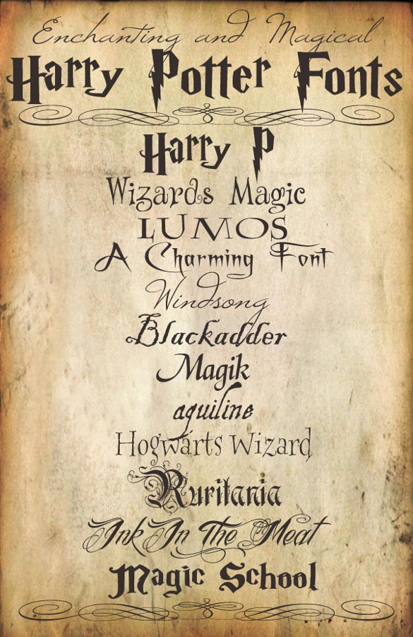 What's a good Harry Potterstyle font in Microsoft Word? Quora