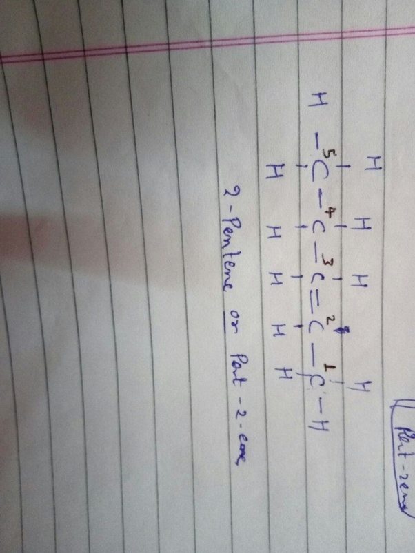 What is the difference between pent2ene and 2pentene? Quora