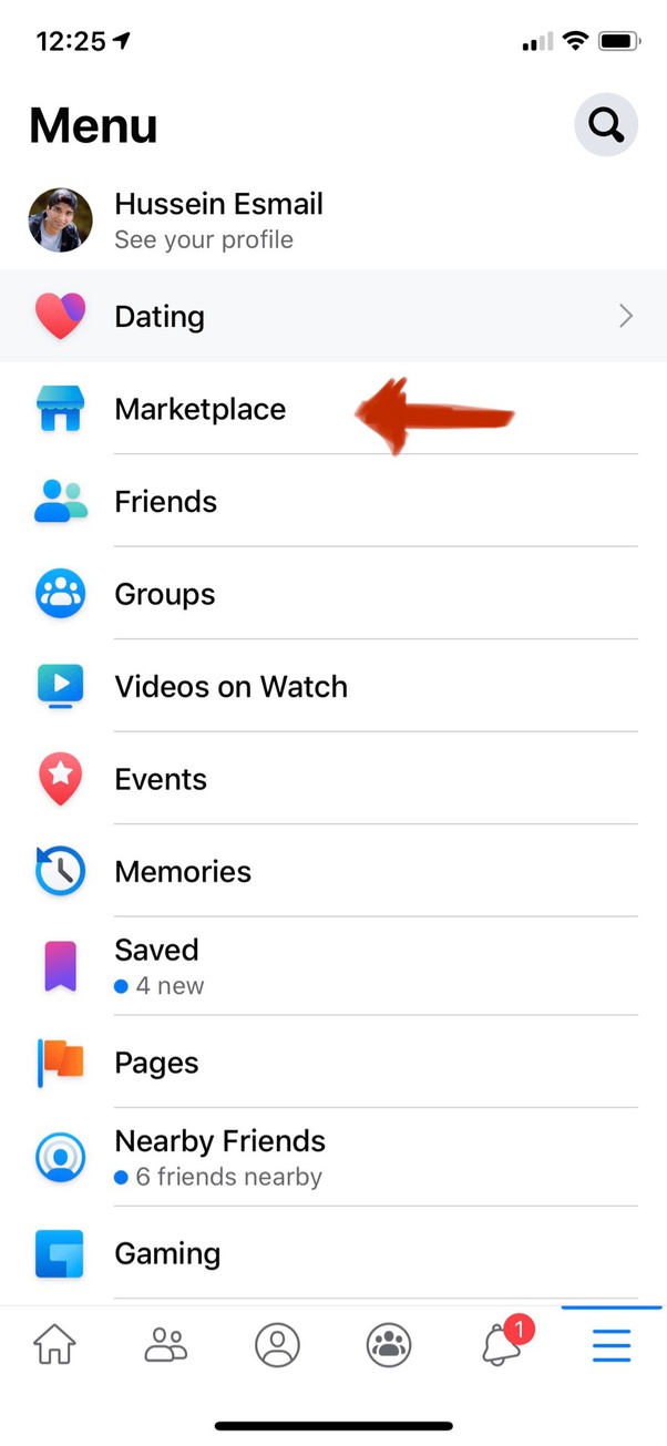 How to get to the Facebook marketplace on an iPhone Quora