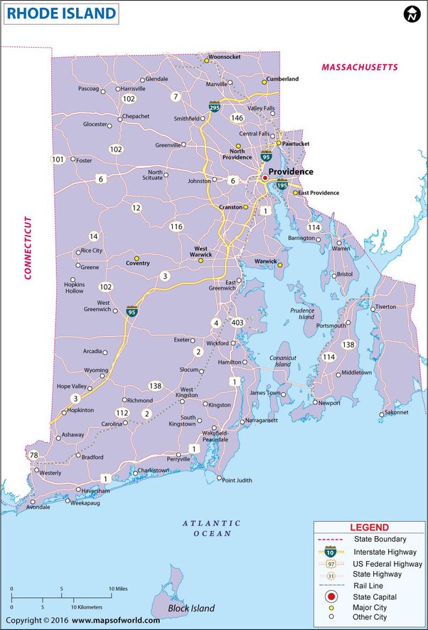 How Long Does It Take To Drive Across Rhode Island? - Quora