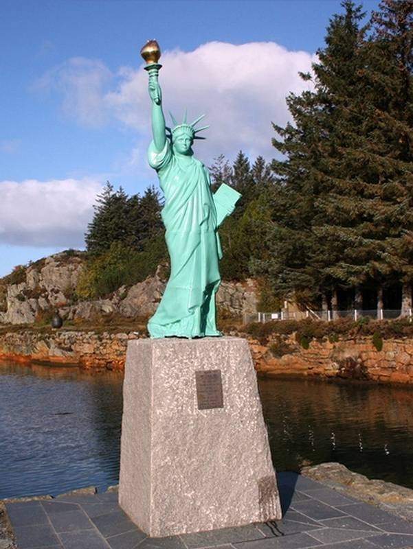 Where did France get the copper used in construction of the Statue of