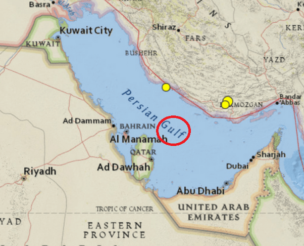 Gulf Countries On World Map Current Red Tide Florida Map