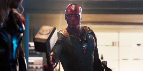 Why is Vision able to pick up Thor's Hammer? Quora