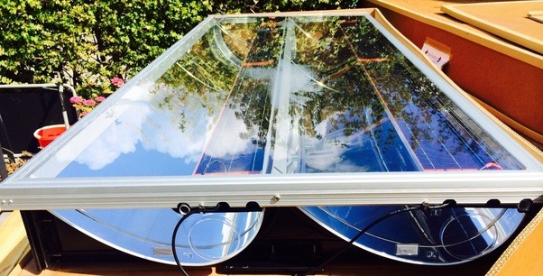 Besides solar cells and panels, are there devices to exploit sun power