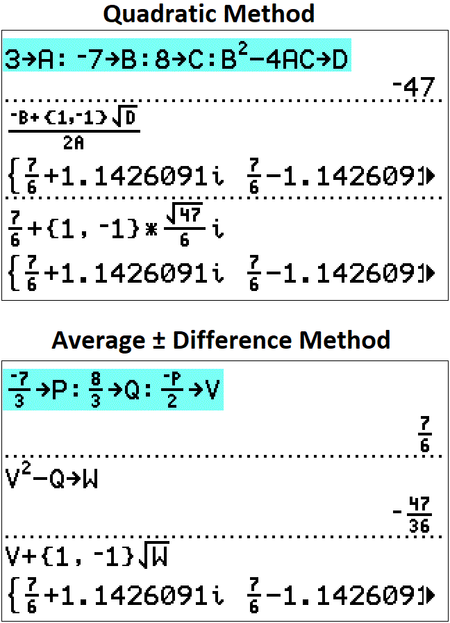 How To Solve Quadratic Equations Using Ti 84 Plus Tessshebaylo