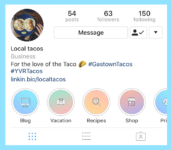 Is it to put hashtags in Instagram's users' bios? Quora